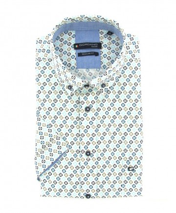 Giordano overhemd korte mouw wit 3160162000x20001392004
